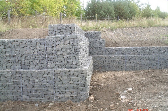 Gabion Retaining Wall Construction