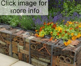 recycled brick gabion retaining