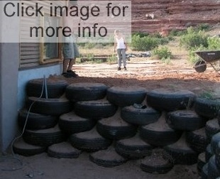 car tyre retaining wall
